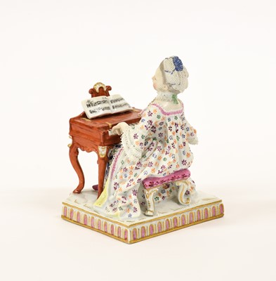 Lot 101 - A Meissen Porcelain Figure of a Cherub, circa...