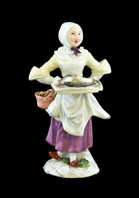Lot 109 - A Meissen Porcelain Cris de Paris Figure of...