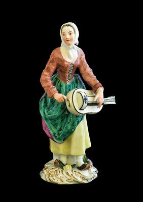 Lot 110 - A Meissen Porcelain Cris de Paris Figure of...