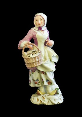 Lot 104 - A Meissen Porcelain Cris de Paris Figure of...