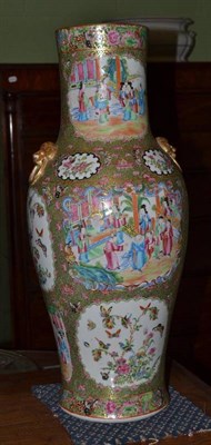 Lot 419 - Cantonese baluster vase