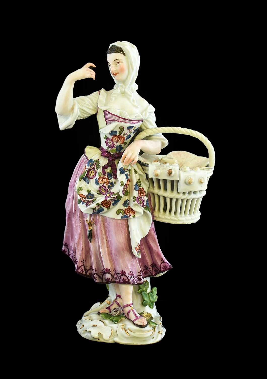 Lot 103 - A Meissen Porcelain Cris de Paris Figure of...