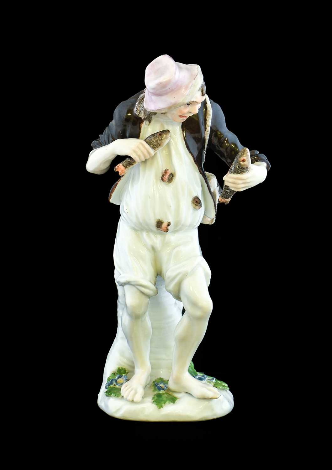 Lot 94 - A Meissen Porcelain Figure of the Drunken...