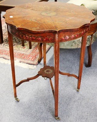 Lot 1260 - A Victorian Walnut Occasional Table, the...