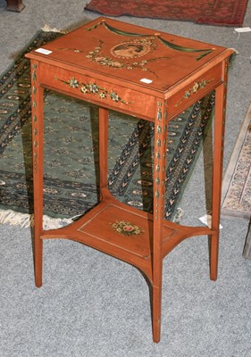 Lot 1125 - An Edwardian Painted Satinwood Table,...