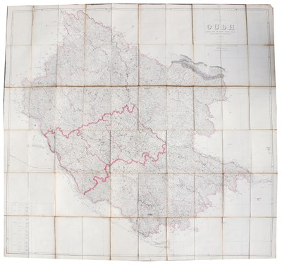 Lot 56 - India Preliminary Map of Oudh, Compiled from...