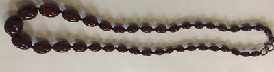 Lot 116 - Six Amber/Amber Type Necklaces, of varying...