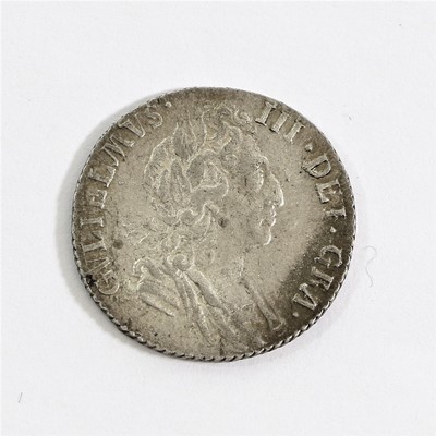 Lot 71 - William III, Sixpence 1697, obv. third draped...