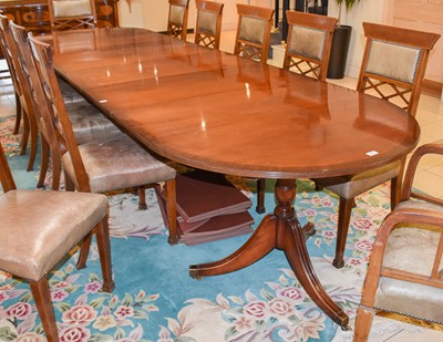 Lot 1201 - A 20th Century Reproduction Mahogany Dining...