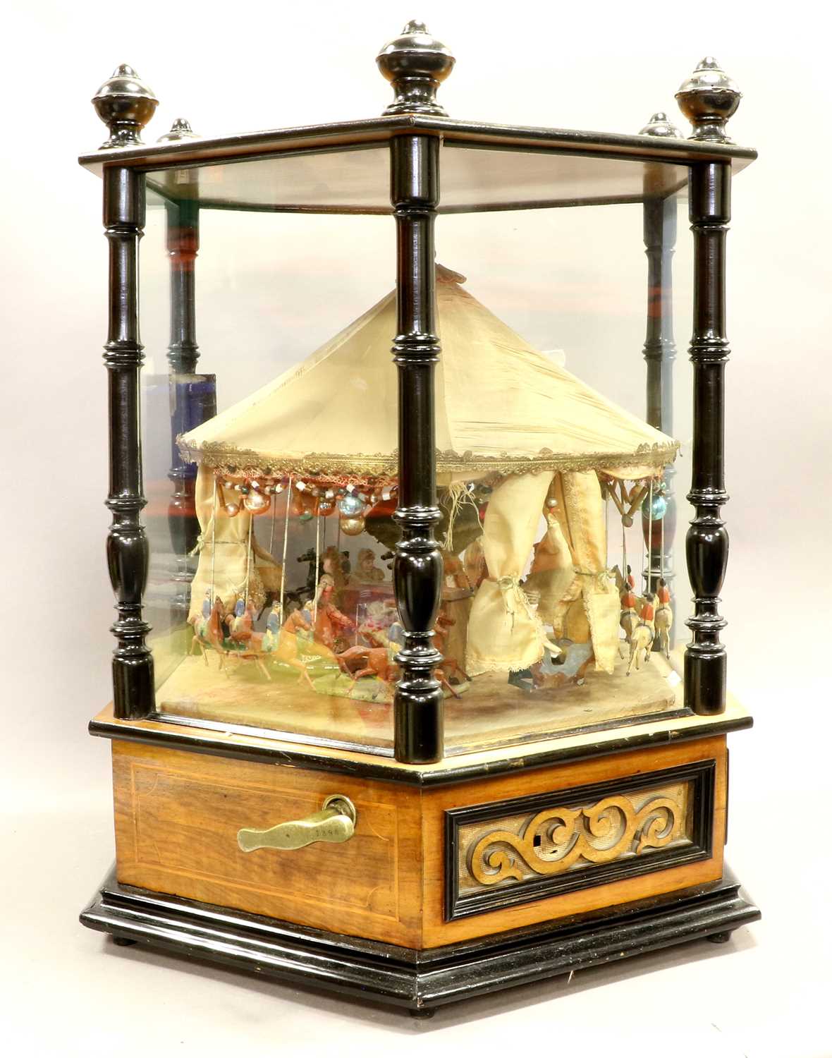 Lot 59 - A Fine And Rare Coin-Operated Carousel Musical Automaton, Almost Certainly By Bornand Frères
