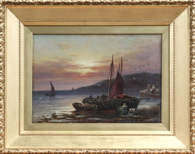 Lot 1066 - Benjamin Davis (1869-1946) "Old Buckhaven,...