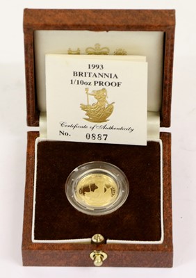 Lot 293 - Elizabeth II, Gold Proof £10 (1/10 oz)...