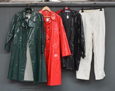 Lot 2091 - Circa 1970s and Later PVC Raincoats and one...