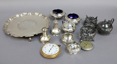 Lot 233 - A Collection of Assorted Silver, including a...