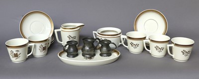 Lot 175 - A Pair of Troika Double Egg Cups on Stands,...