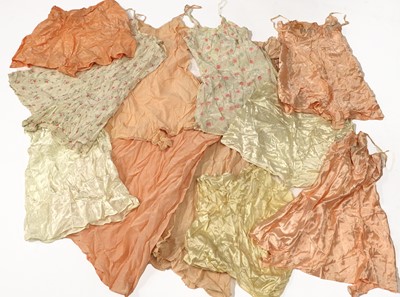 Lot 2064 - Circa 1940s Silk and Other Lingerie Bearing...
