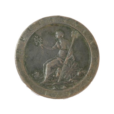 Lot 34 - George III, 'Cartwheel' Twopence 1797, Soho...