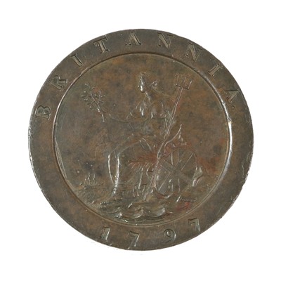 Lot 34 - George III, 'Cartwheel' Twopence 1797, Soho...
