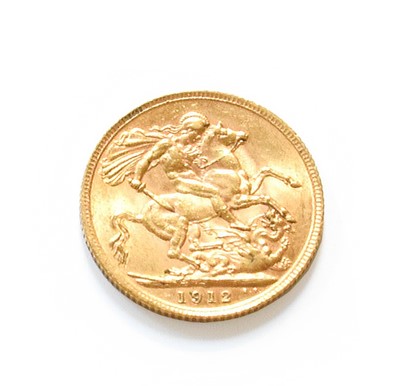 Lot 94 - A 1912 Sovereign