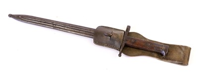 Lot 147 - An Italian M1891 Bayonet, with unmarked...