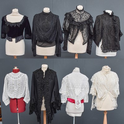 Lot 2004 - Late 19th Century Capes and Lace Chemises...