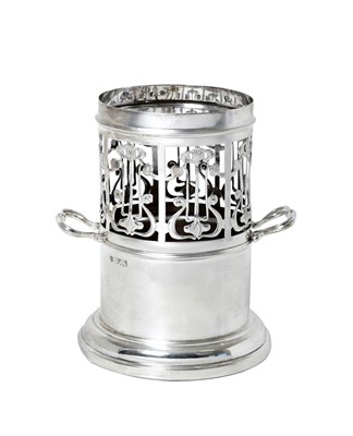 Lot 2205 - An Edward VII Silver Syphon-Stand