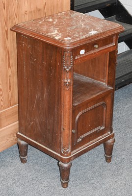 Lot 1144 - A Reproduction French Kingwood Marble Topped...