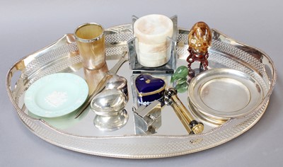 Lot 190 - Assorted Silver, Silver Plate and Collectables,...