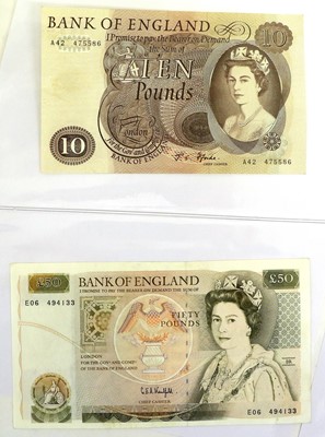 Lot 563 - 37 x Bank of England, comprising: £50 Series D...