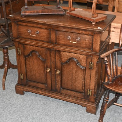 Lot 1149 - A Titchmarsh & Goodwin Style Panelled Oak...