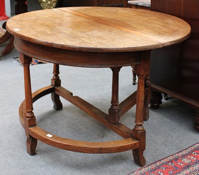 Lot 1226 - A 19th Century Oak Dropleaf Table, the...