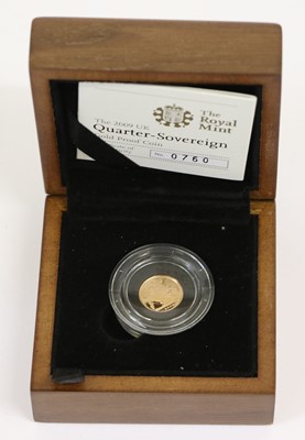 Lot 357 - Elizabeth II, Proof Quarter Sovereign 2009,...