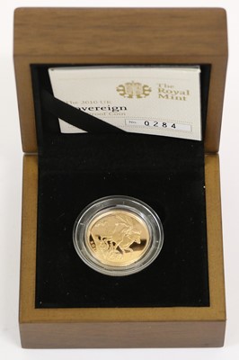 Lot 331 - Elizabeth II, Proof Sovereign 2010, obv....