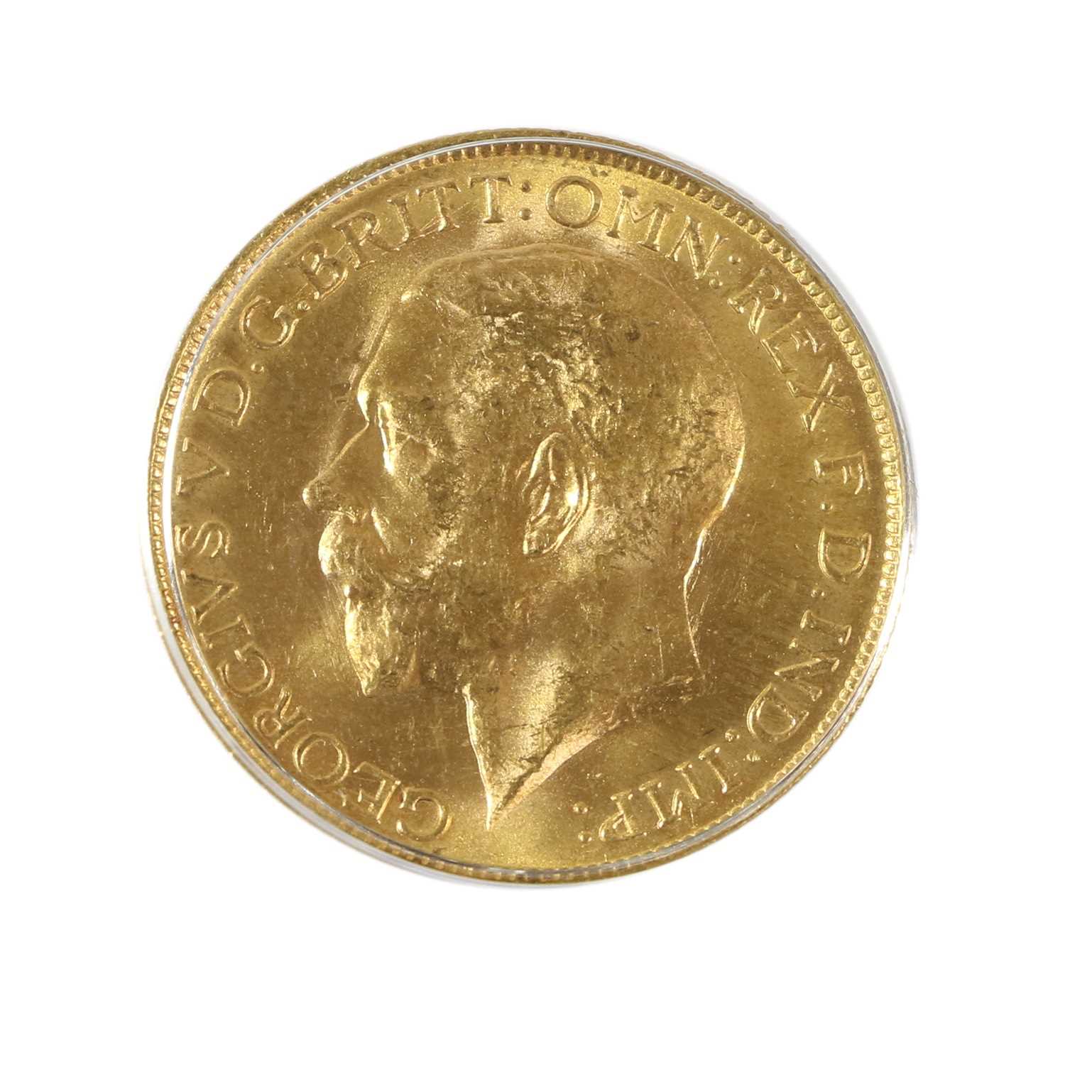 Lot 287 - George V, Sovereign 1927SA, Pretoria mint,