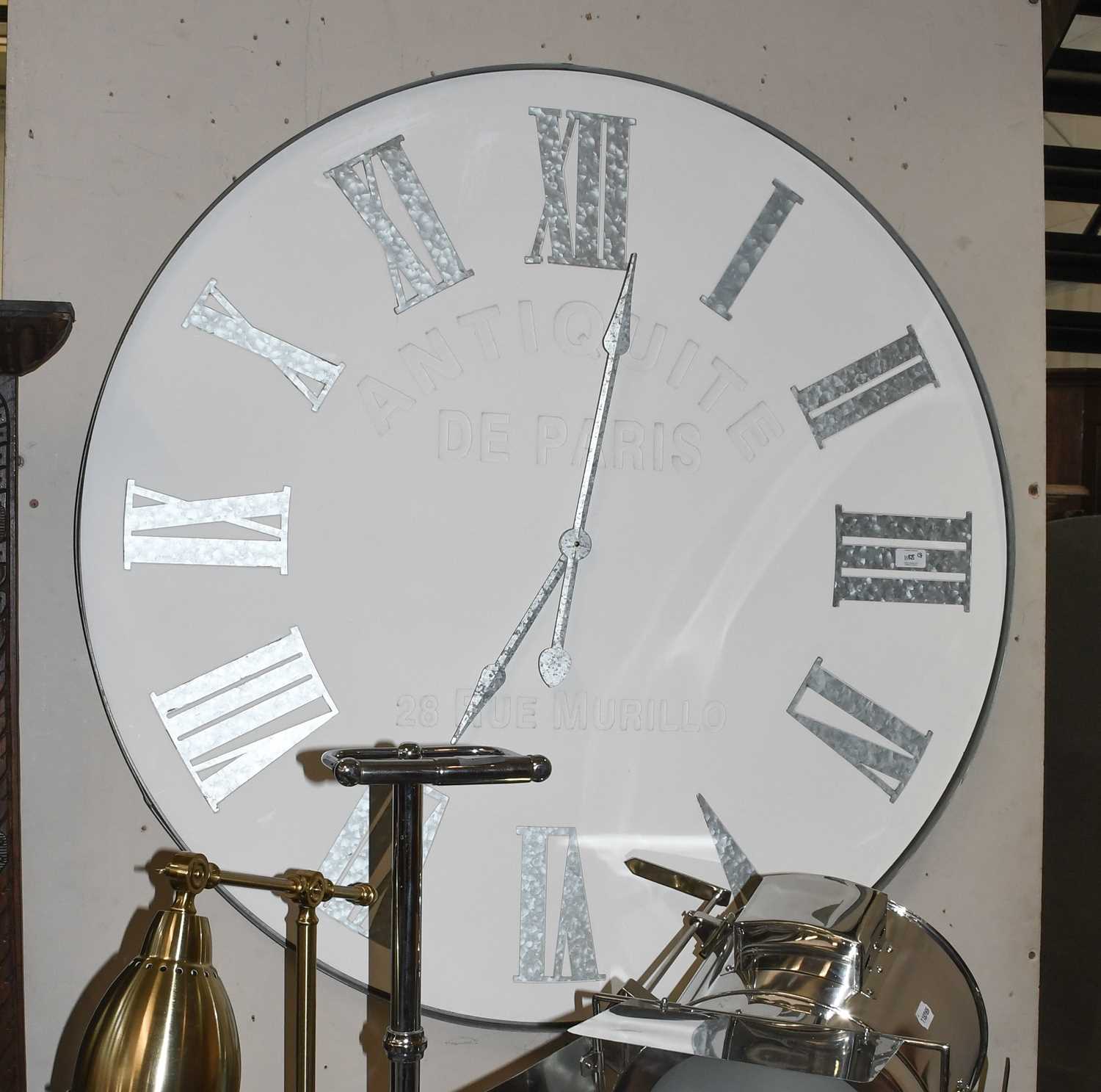 Lot 1188 A Novelty Oversized Reproduction Wall Clock,