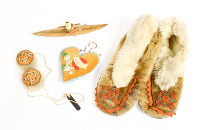 Lot 169 - Mid 20th Century Inuit Items, comprising a...