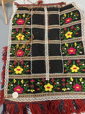 Lot 2276 - Late 19th Century Albanian Wool Apron,...