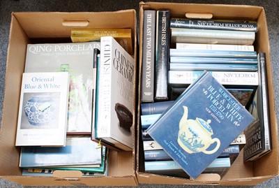 Lot 406 - Two Boxes of Antiques Reference Books, mainly...