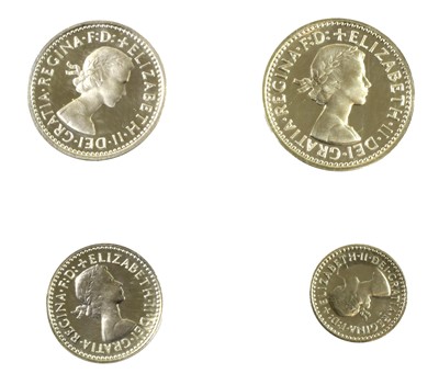 Lot 445 - Elizabeth II, Maundy Set 1985, 4 coins...