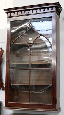 Lot 1231 - A 19th century Mahogany Glazed Cabinet, 72cm...