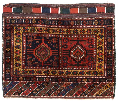 Lot 178 - Good Sanjabi Kurd Bag Face West Iran, circa...