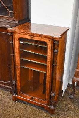 Lot 1126 - A Fine Burr Walnut Music Cabinet, with...