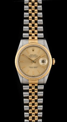 Lot 2250 - Rolex: A Steel and Gold Automatic Calendar...
