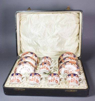 Lot 216 - A Set of Six Royal Crown Derby Imari Coffee...