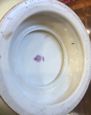 Lot 75 - A Royal Worcester Porcelain Pot Pourri Vase...