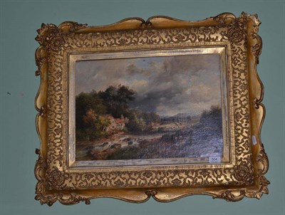 Lot 504 - Macniel Maclean (19th century) a Scottish landscape, signed and inscribed, oil on canvas