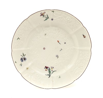 Lot 31 - A Chelsea Porcelain Plate, of Gotskowsky Type,...