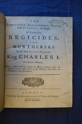 Lot 36 - Charles I Nalson [John], A True Copy of the...