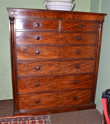 Lot 522 - Victorian six height chest of drawers