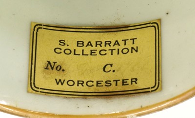 Lot 46 - A Worcester Porcelain Coffee Cup and Saucer,...